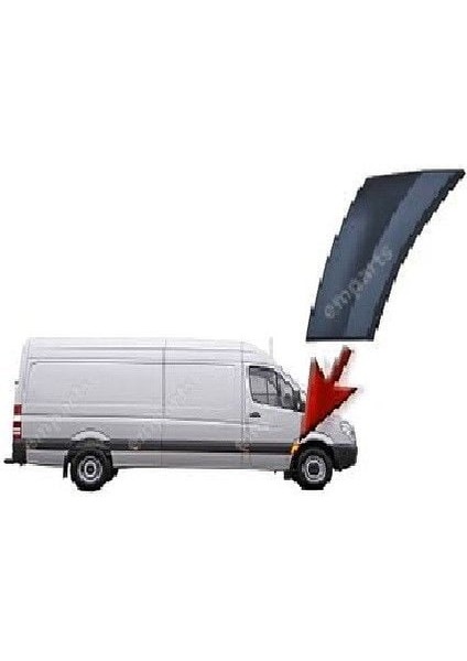 - Ön Çamurluk Kaplaması Sağ Sprinter 2006- - 9066904882 / 9066902662