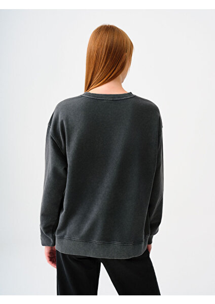 Loose Fit Kadın Sweatshirt