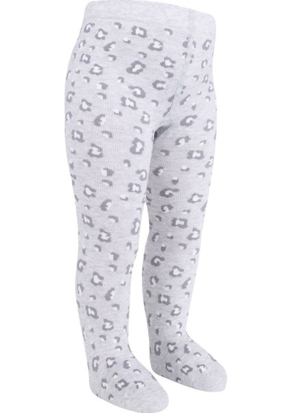 Leopar Desenli Kız Bebek Külotlu Çorap ONL-02089