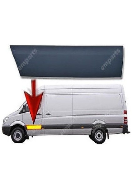 - Sol Ön Kapı Kaplama Crafter / Sprinter 2006- - 9066904982 / 9066900400