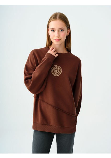 Oversize Kadın Sweatshirt