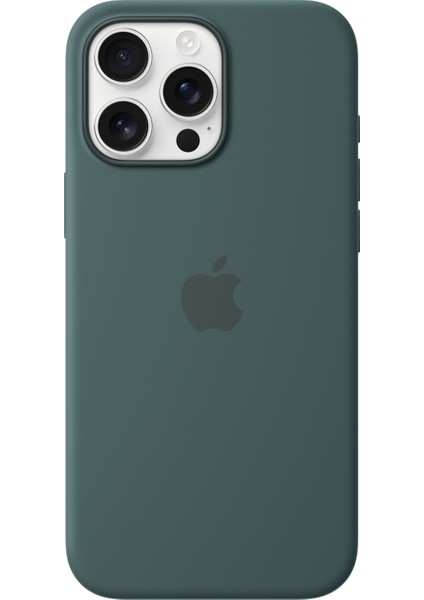 iPhone 16 Pro Max Silicone Case With Magsafe - Lake Green