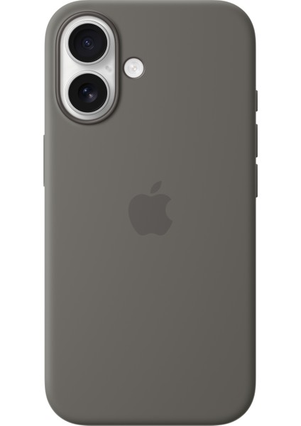 iPhone 16 Silicone Case With Magsafe - Stone Gray