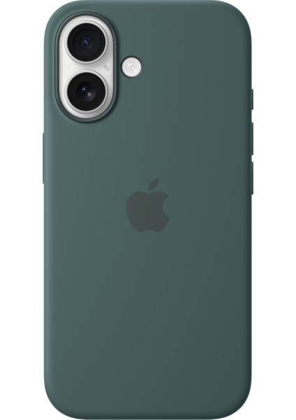 iPhone 16 Silicone Case With Magsafe - Lake Green