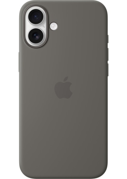 iPhone 16 Plus Silicone Case With Magsafe - Stone Gray