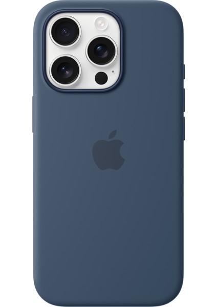 iPhone 16 Pro Silicone Case With Magsafe - Denim