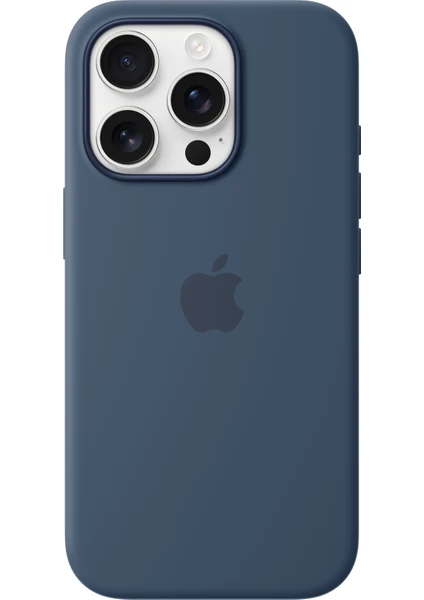 iPhone 16 Pro Silicone Case With Magsafe - Denim