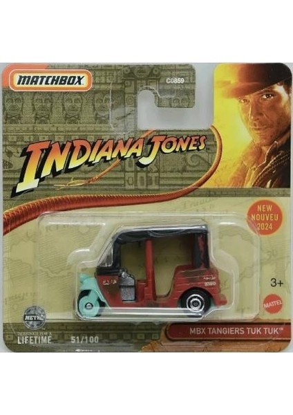 Matchbox Tekli Arabalar Indiana Jones Mbx Tangiers Tuk Tuk HVN31