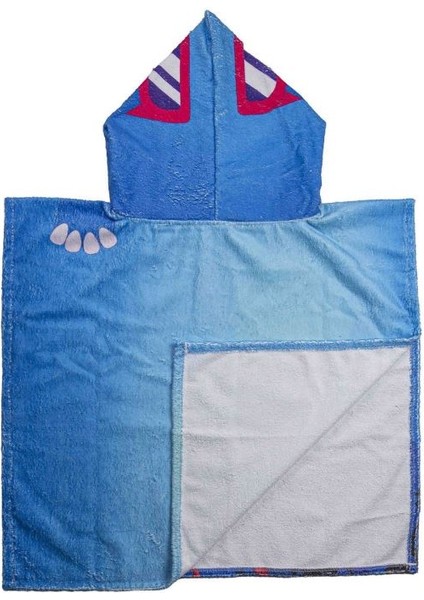 Çocuk Köpek Balığı Desenli Havlu Panço BNL-0027 indirimleri