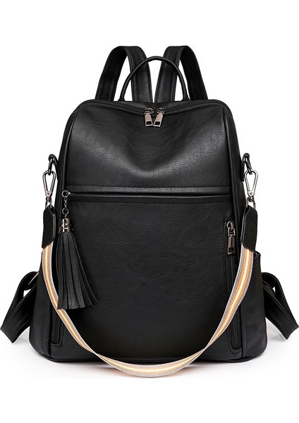 Retro Gündelik Çok Fonksiyonlu Büyük Kapasiteli Sırt Çantası (Yurt Dışından)