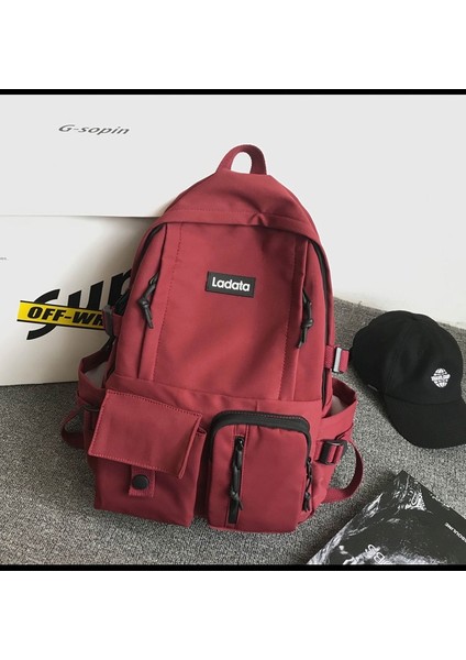 Yeni Kore Tarzı Ortaokul Öğrencisi Okul Çantası Harajuku Ulzzang Kolej Tarzı Sırt Çantası Bilgisayar Sırt Çantası (Yurt Dışından)