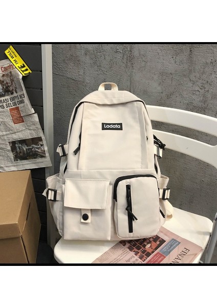 Yeni Kore Tarzı Ortaokul Öğrencisi Okul Çantası Harajuku Ulzzang Kolej Tarzı Sırt Çantası Bilgisayar Sırt Çantası (Yurt Dışından)