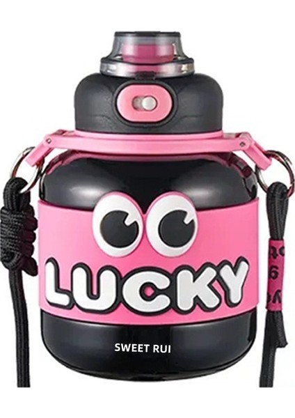 Big Eyes Çelik Çocuk Yalıtımlı Su Şişesi, 66 ml (Yurt Dışından)