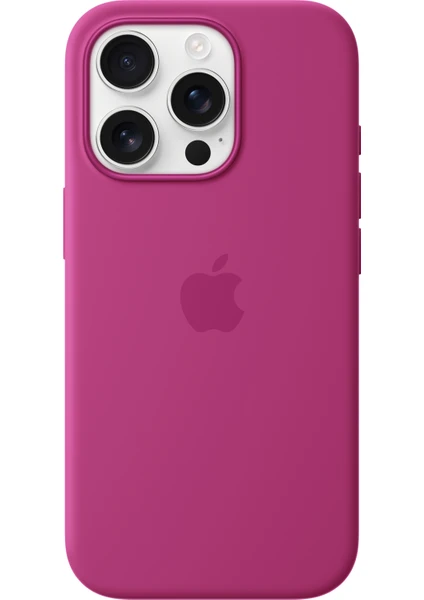 iPhone 16 Pro Silicone Case With Magsafe - Fuchsia