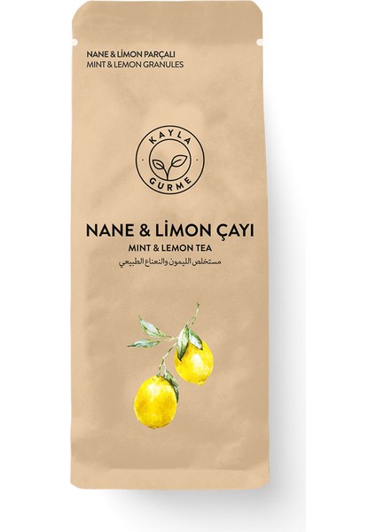 Nane Limon Çayı - Nane Limon Taneli 1 kg