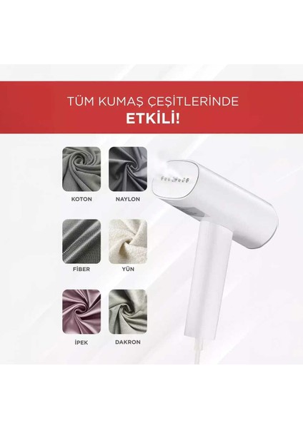 Katlanabilir Portatif Kırışık Giderici Buharlı Ütü