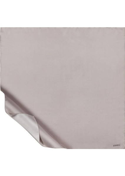 Ipekevi Düz Twill Ipek Eşarp - Kaya Taşı