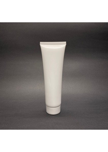 Beyaz Boş Krem Tüpü 100ml , Vidalı Kapaklı Merhem Tüpü , Beyaz Lipgloss Tüp 100 Ml X 3 Adet
