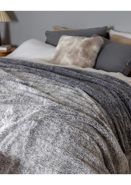 Nord Tek Kişilik Sherpa Battaniye - Gri modelleri