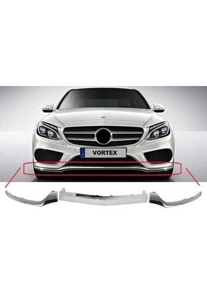 - Ön Tampon Alt Nikelaj Orta ( Amg ) W205 2014- - 2058851574 / 2058852174