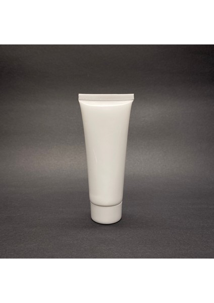 Beyaz Boş Krem Tüpü 50ml , Vidalı Kapaklı Merhem Tüpü , Beyaz Lipgloss Tüp 50 Ml X 3 Adet
