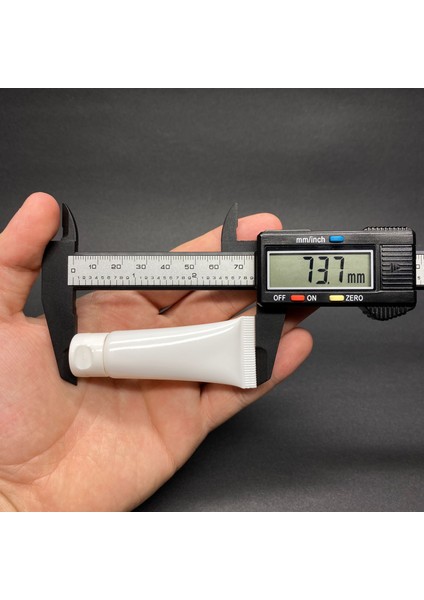 Beyaz Boş Krem Tüpü Fliptop Kapaklı 10ml , Beyaz Merhem Tüpü , Lipgloss Tüp 10 Ml X 3 Adet modelleri