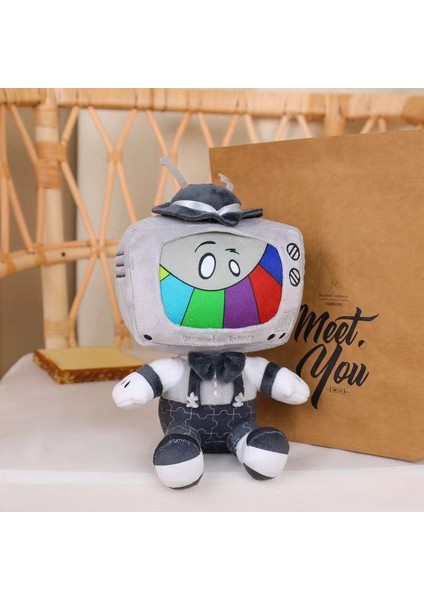 Tv Sunucusu Bay Puzzles Peluş Bay Puzzle Tv Peluş Oyuncak (Yurt Dışından)