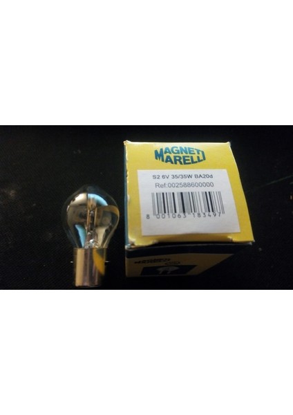 Mag.Mar 002588600000 6V 35/35W Motosiklet Far Ampulu