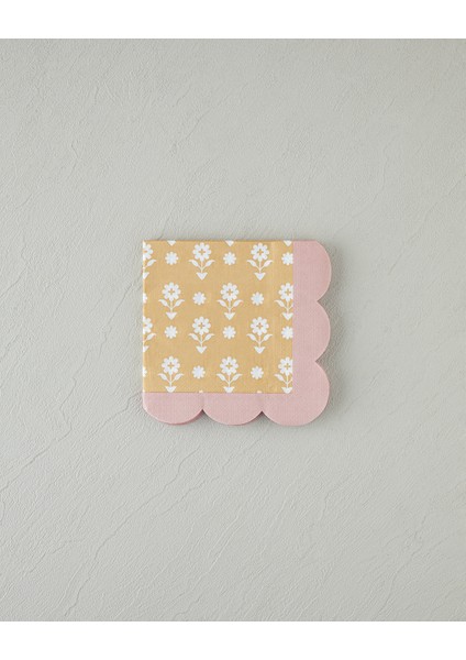 Retro Style Kağıt 20'li Kağıt Peçete Pembe