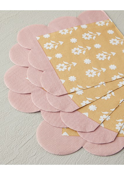 Retro Style Kağıt 20'li Kağıt Peçete Pembe fiyatları