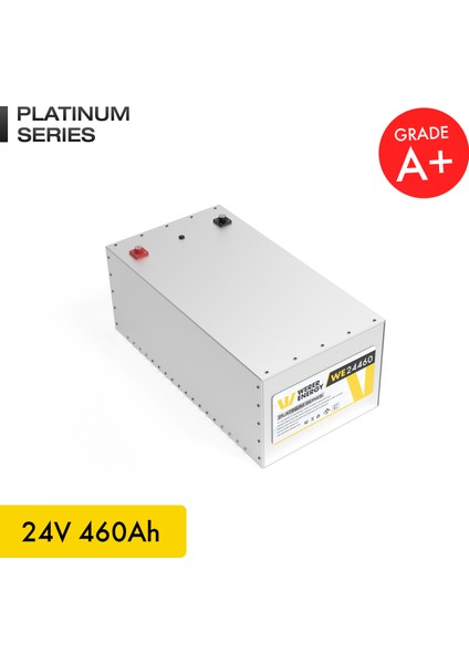 24V 460Ah LiFePO4 Platinum Series Bluetooth'lu Lityum Demir Fosfat Akü