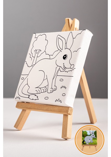 Sevimli Tavşan, Çocuk Eğitici Tuval Boyama Hobi Seti modelleri