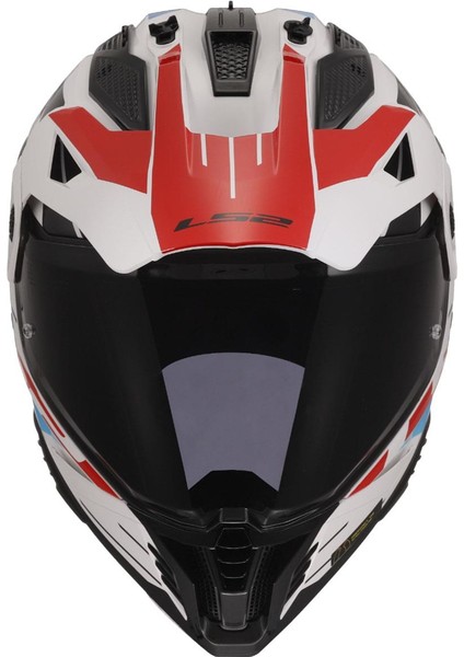 Pıoner 2 Namıb Beyaz-Mavi-Kırmızı Kask modelleri