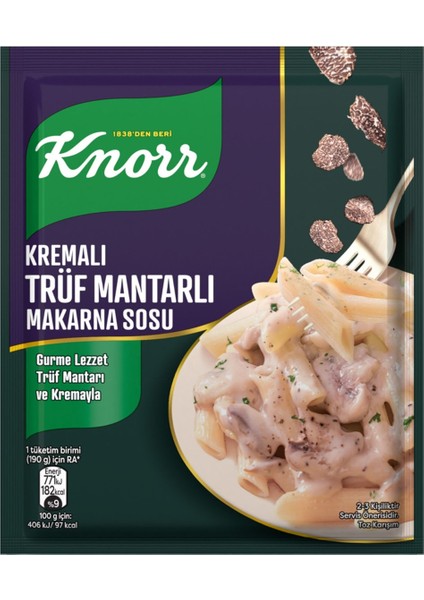 Kremalı Trüf Mantarlı Makarna Sosu 52g x5