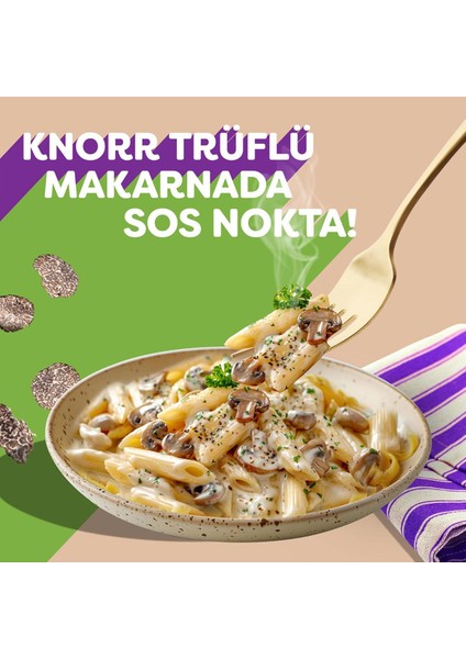 Trüf Mantarlı Makarna Sosu 52gr x3 + Pesto Makarna Sosu 50gr x3