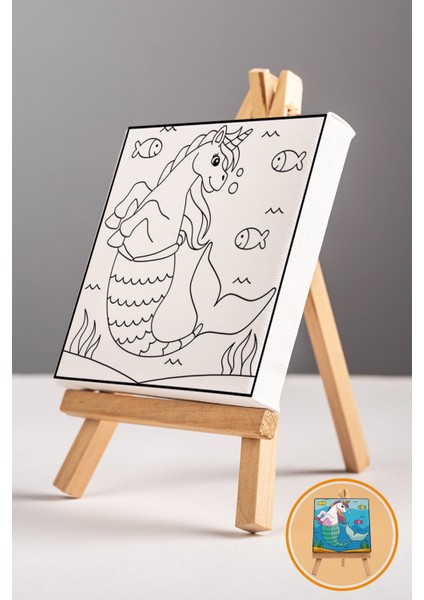 Sevimli Unicorn, Çocuk Eğitici Tuval Boyama Hobi Seti modelleri
