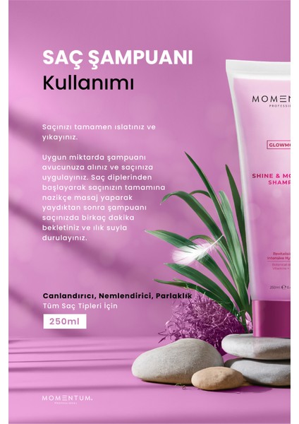 Şampuan Shine & Mousture 250 Ml