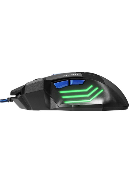 SM-G23 X-Speed Siyah/gümüş 2in1 7200DPI Makrolu Oyuncu Mouse +Gaming Mouse Pad