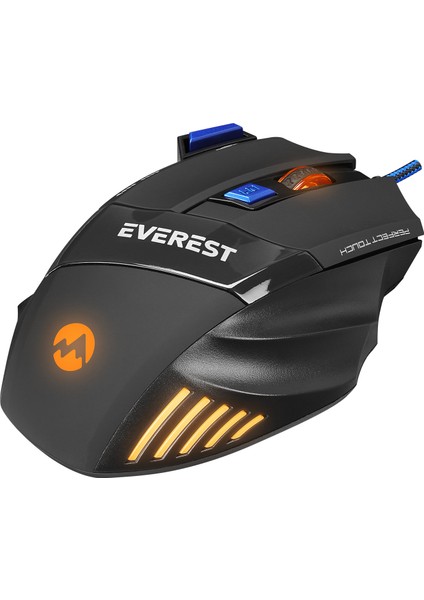 SM-G23 X-Speed Siyah/gümüş 2in1 7200DPI Makrolu Oyuncu Mouse +Gaming Mouse Pad