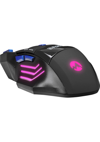SM-G23 X-Speed Siyah/gümüş 2in1 7200DPI Makrolu Oyuncu Mouse +Gaming Mouse Pad