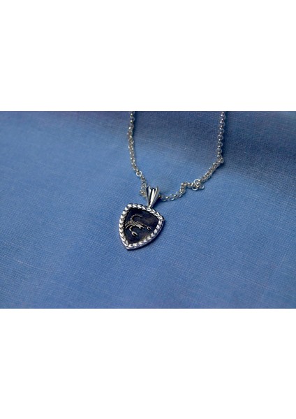 Akrep Burcu 925 Ayar Gümüş Kolye