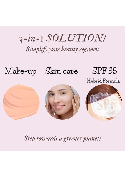 Cilt Tonu Dengeleyici Güneş Koruyucu Etkili Fondoten Kapatıcı Krem (SPF35 Bb Krem) modelleri