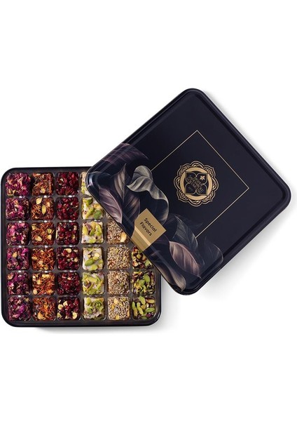Metal Kutuda Karışık Fitil Lokum 600 gr