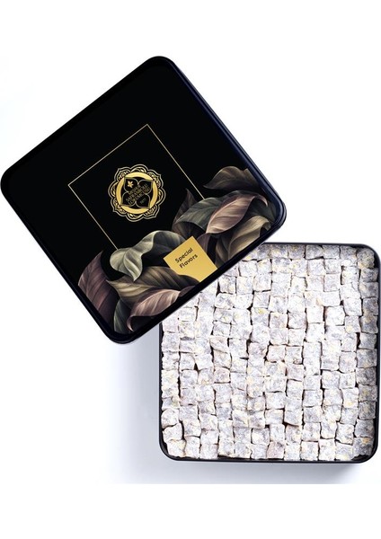 Hediyelik Metal Kutuda Çifte Kavrulmuş Lokum 800 gr
