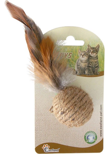 Tüylü Top Kedı Oyuncağı 4 cm Nrmsa