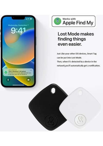Smart Tag Ios Lisanslı Akıllı Takip Cihazı(Apple Bul Ile Çalışır)