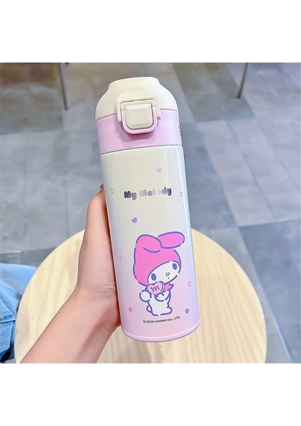 Ccmoo Pretty Sanrio Kuromi Çocuk Termos Bardak Kızlar Paslanmaz Çelik 316 Doğrudan Içme (Yurt Dışından)