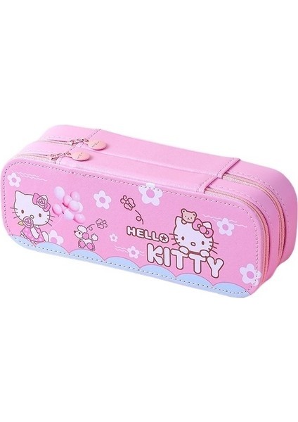 Rodrigo Berlin Çift Katmanlı Büyük Kapasiteli Kalem Kutusu Kalem Kutusu Kuromi Tarçın (Yurt Dışından)