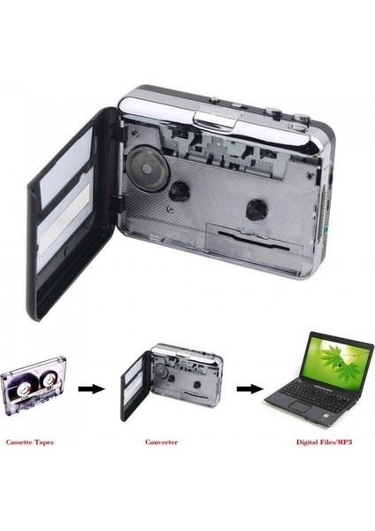 Teypten Pcye, Kasetten MP3E CD Dönüştürücü Capture Walkman Audio Müzik Çalar (Yurt Dışından)