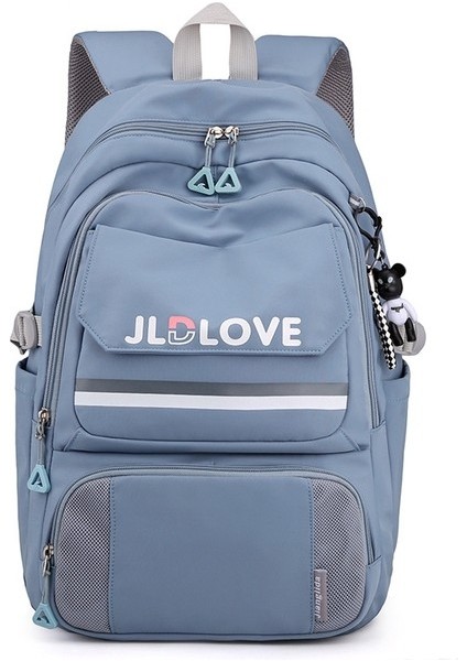 2022 Yeni Okul Çantası Kız Ortaokul Lise Öğrencisi Büyük Kapasiteli Basit Sırt Çantası (Yurt Dışından)